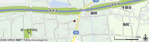 徳島県阿波市土成町土成前田78周辺の地図