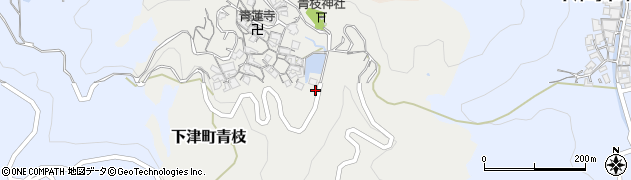 和歌山県海南市下津町青枝411周辺の地図