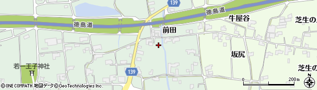 徳島県阿波市土成町土成前田94周辺の地図