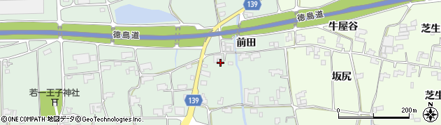 徳島県阿波市土成町土成前田91周辺の地図