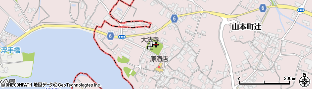 香川県三豊市山本町辻1048周辺の地図
