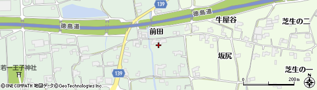 徳島県阿波市土成町土成前田97周辺の地図