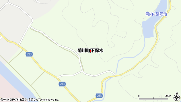 〒750-0306 山口県下関市菊川町下保木の地図