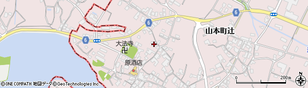 香川県三豊市山本町辻1056周辺の地図