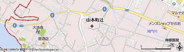 香川県三豊市山本町辻1181周辺の地図
