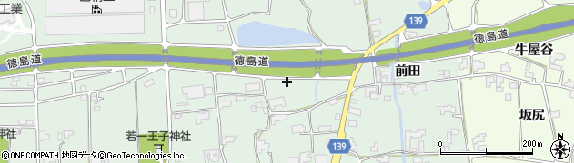 徳島県阿波市土成町土成前田20周辺の地図