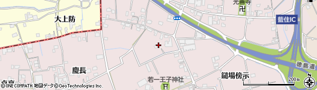 徳島県藍住町（板野郡）東中富（大塚傍示）周辺の地図