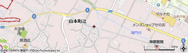 香川県三豊市山本町辻622周辺の地図