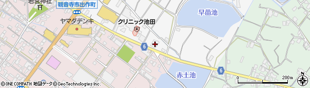 香川県観音寺市植田町1002周辺の地図