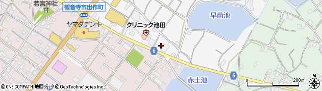 香川県観音寺市植田町1003周辺の地図