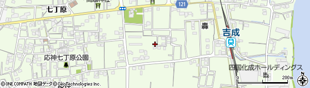 徳島県徳島市応神町吉成轟32周辺の地図