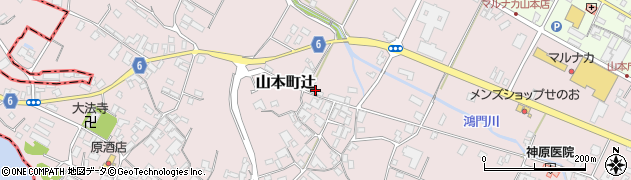 香川県三豊市山本町辻1192周辺の地図