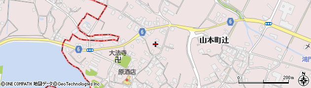 香川県三豊市山本町辻1149周辺の地図