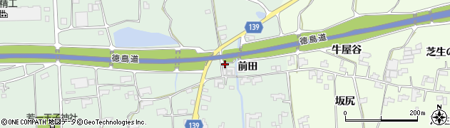 徳島県阿波市土成町土成前田163周辺の地図