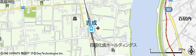 徳島県徳島市応神町吉成轟65周辺の地図