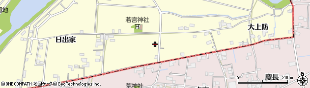 徳島県板野郡板野町西中富宮ノ本周辺の地図