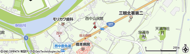 香川県三豊市山本町財田西941周辺の地図