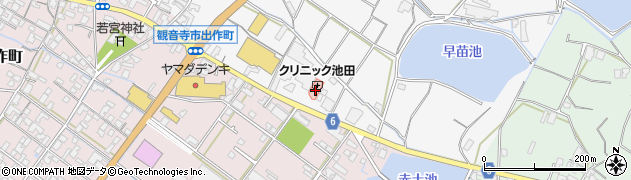 香川県観音寺市植田町1007周辺の地図
