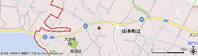 香川県三豊市山本町辻1152-6周辺の地図