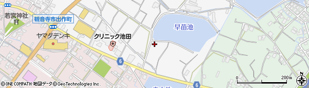 香川県観音寺市植田町990周辺の地図