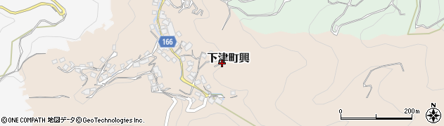 和歌山県海南市下津町興周辺の地図