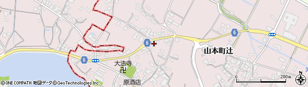 香川県三豊市山本町辻1060周辺の地図