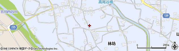 徳島県阿波市土成町高尾（林坊）周辺の地図