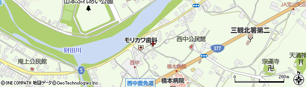 香川県三豊市山本町財田西701周辺の地図
