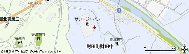 香川県三豊市財田町財田中127周辺の地図