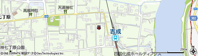 徳島県徳島市応神町吉成轟周辺の地図