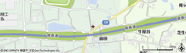 徳島県阿波市土成町土成前田156周辺の地図