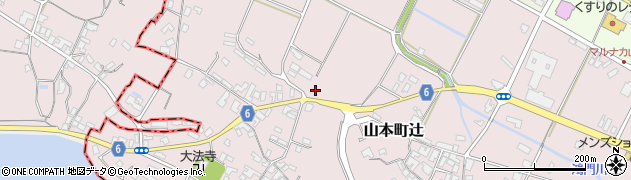 香川県三豊市山本町辻1165周辺の地図