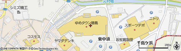 ゆめタウン徳島１Ｆ　ＪＴＢトラベランド徳島ゆめタウン店周辺の地図