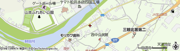 香川県三豊市山本町財田西720周辺の地図