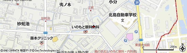 さくらや　徳島北店周辺の地図