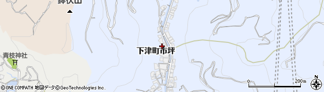 和歌山県海南市下津町市坪120周辺の地図