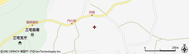 東京都三宅島三宅村神着318周辺の地図
