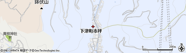 和歌山県海南市下津町市坪117周辺の地図
