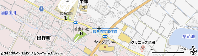 香川県観音寺市植田町1022周辺の地図