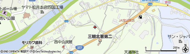 香川県三豊市山本町財田西1047周辺の地図
