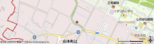 香川県三豊市山本町辻574周辺の地図