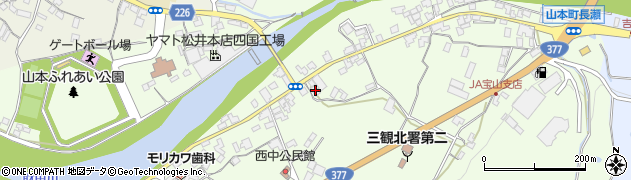 香川県三豊市山本町財田西1003周辺の地図