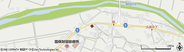 財田郵便局 ＡＴＭ周辺の地図