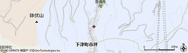和歌山県海南市下津町市坪1523周辺の地図