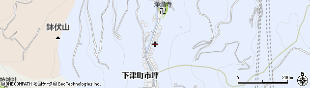 和歌山県海南市下津町市坪1524周辺の地図