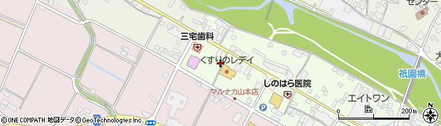 香川県三豊市山本町財田西322周辺の地図