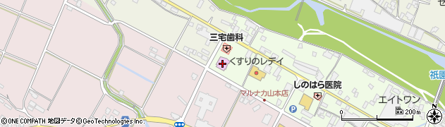 香川県三豊市山本町財田西319周辺の地図