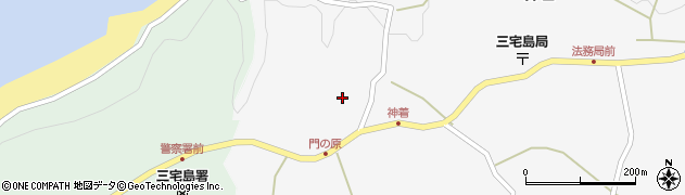 東京都三宅島三宅村神着106周辺の地図