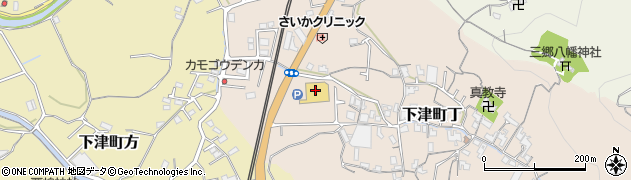 シキボウクリーニング松源下津店周辺の地図