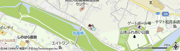 香川県三豊市山本町大野184-2周辺の地図